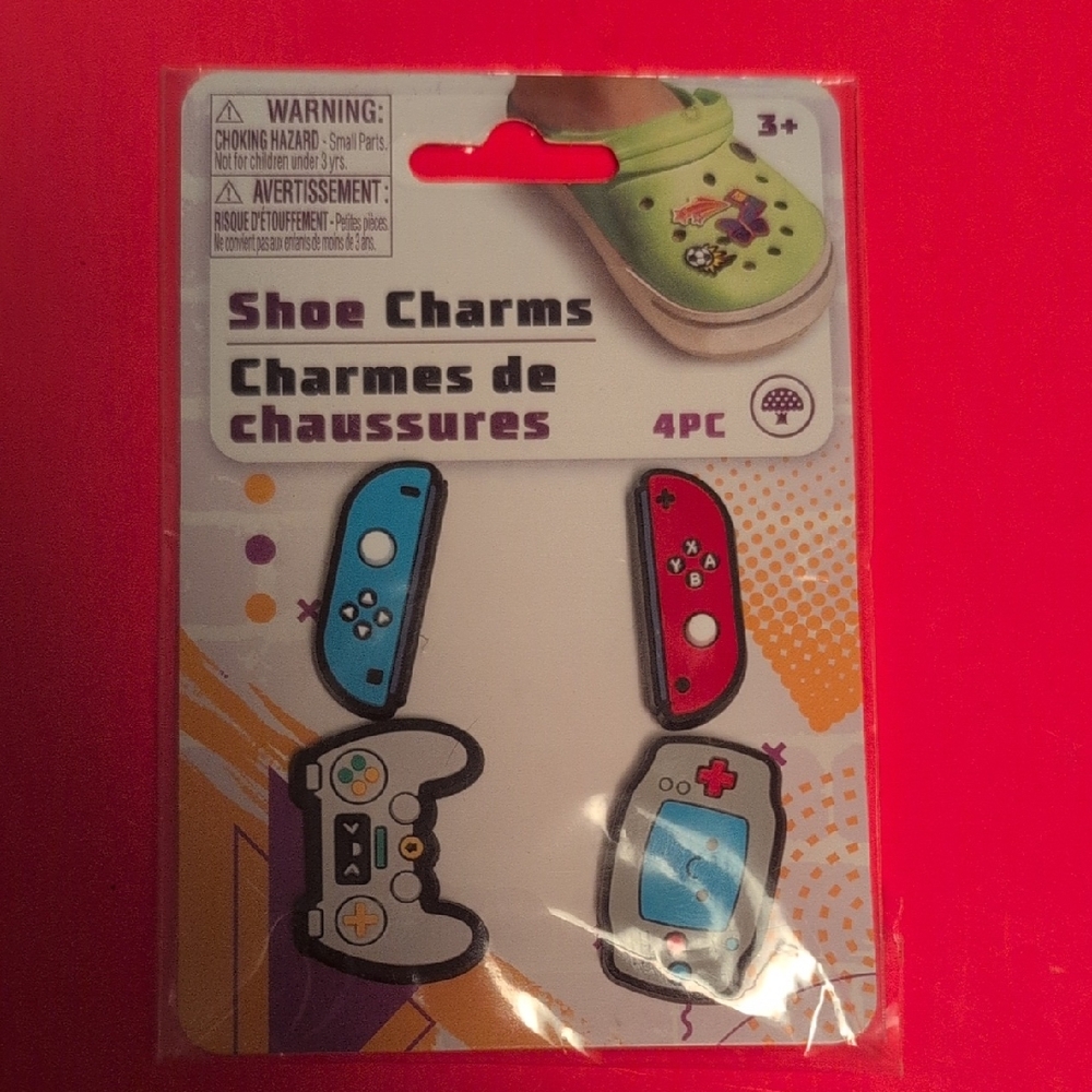 Gaming Shoe Charms Set